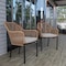 Flash Furniture Set of 2 Natural All-Weather Woven Patio Chairs, 2PK SDA-AD892006-NAT-2-GG - alternate 1